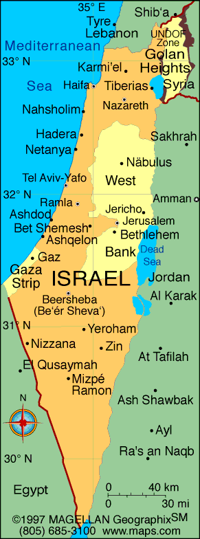 Netanya map